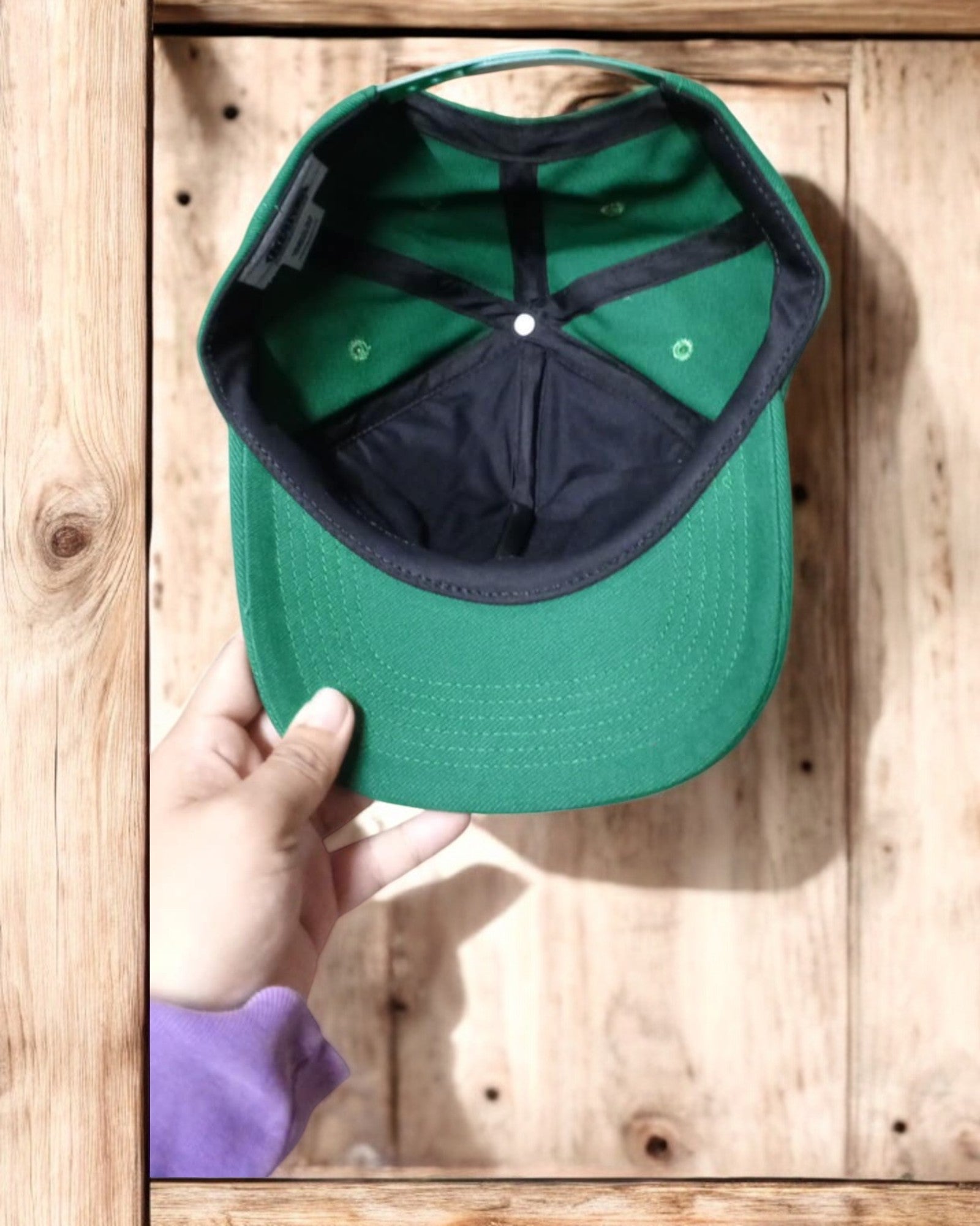 Custom printed baseball cap in soft cotton