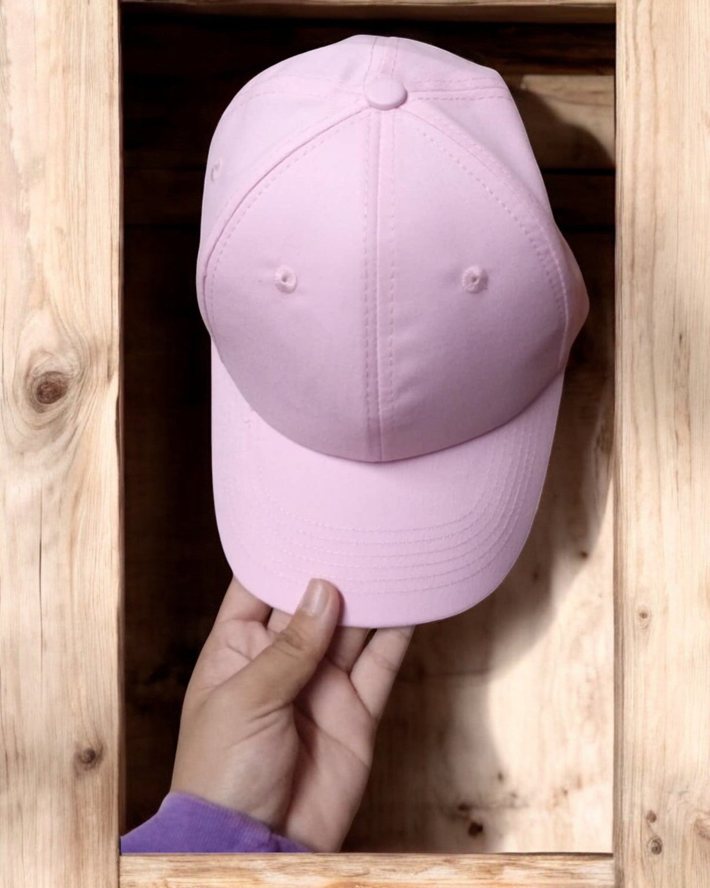 Light Pink Twill Baseball Cap