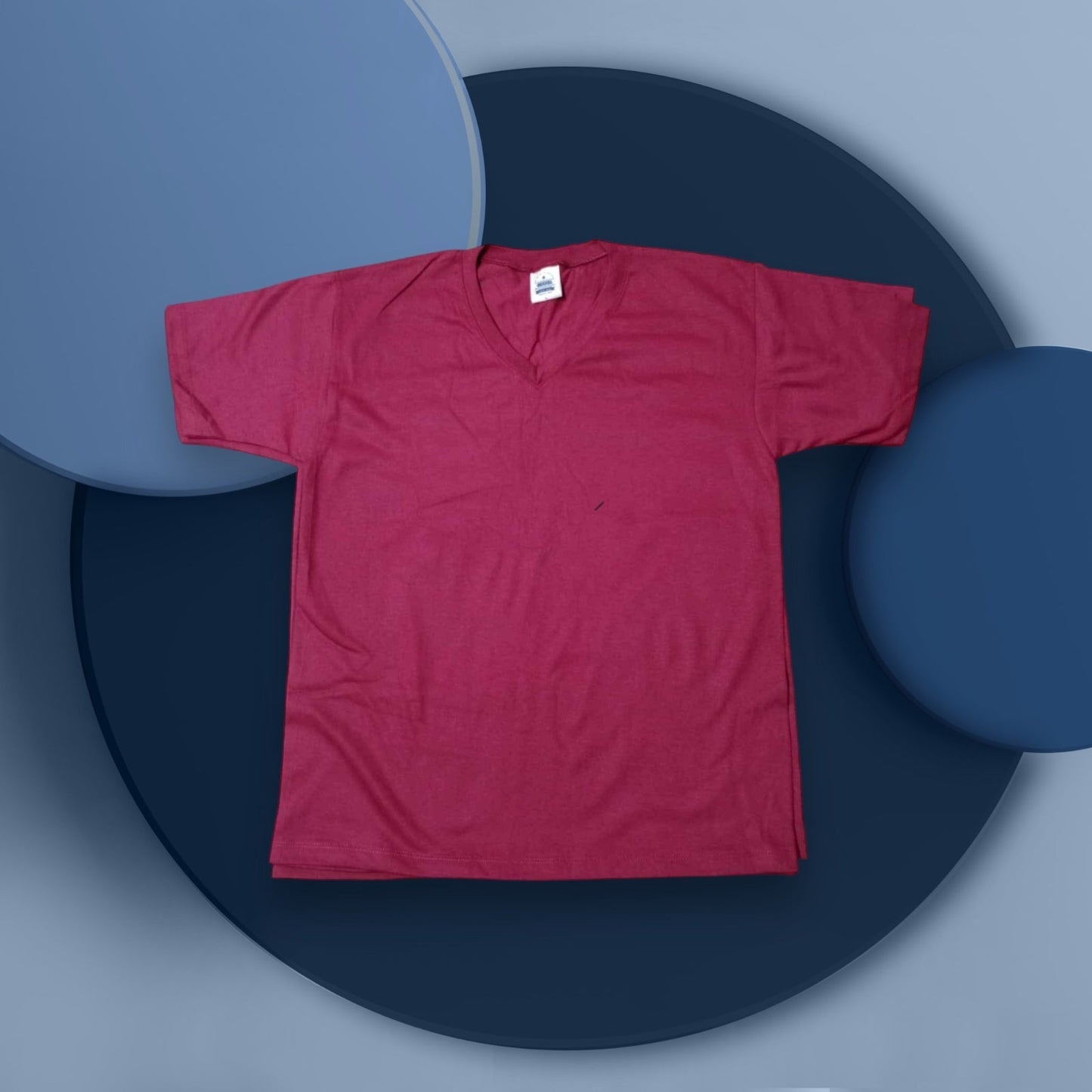 Polyester cotton blank tee for custom printing