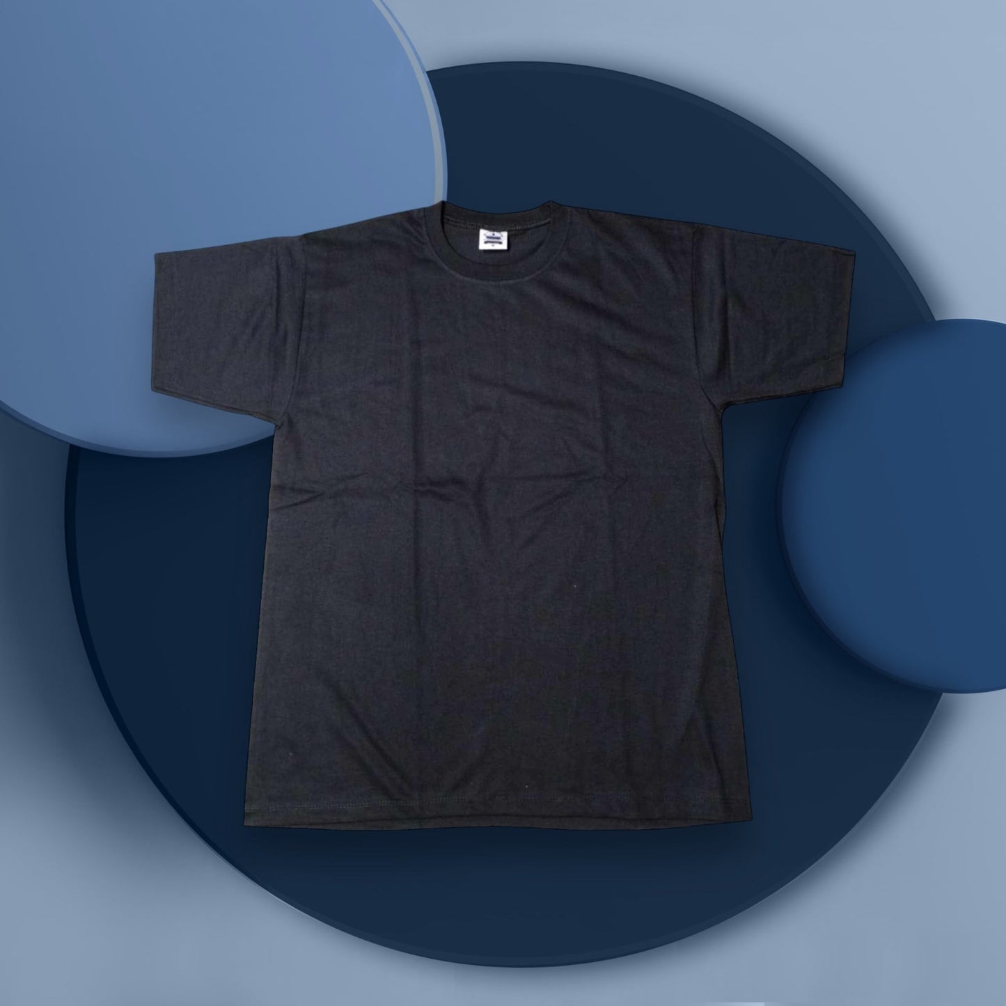 Polyester cotton blank tee for custom printing