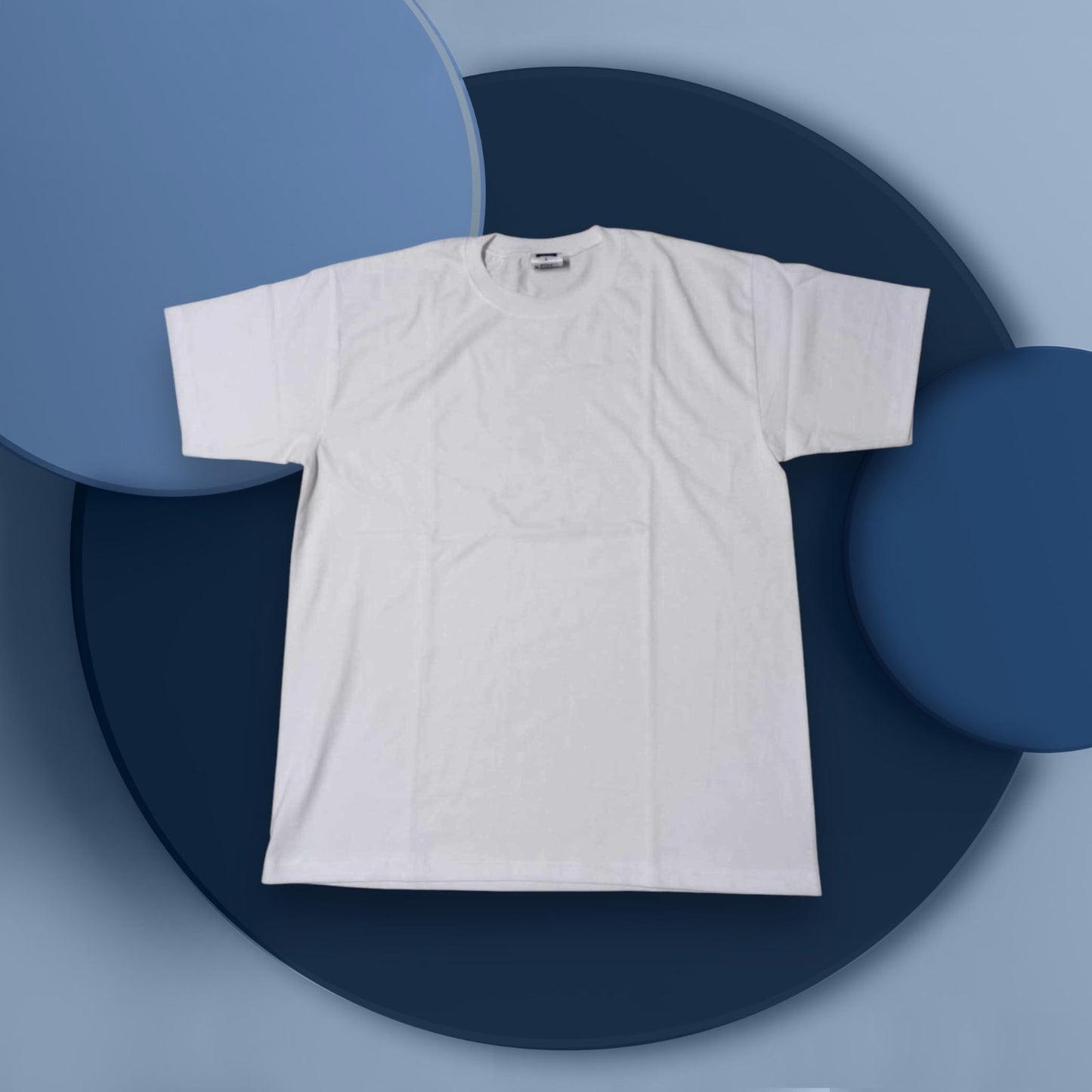 Round neck polyester tee ideal for sublimation printing