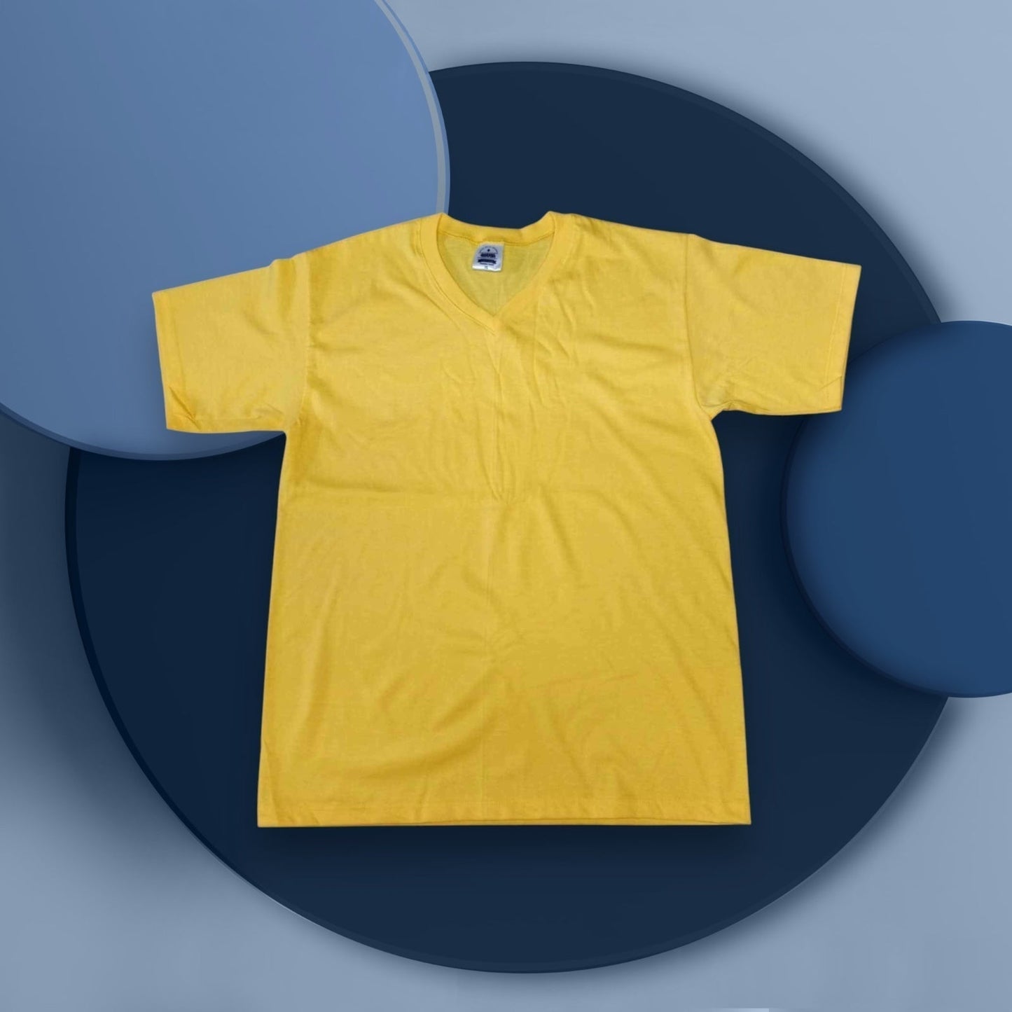 Polyester cotton blank tee for custom printing