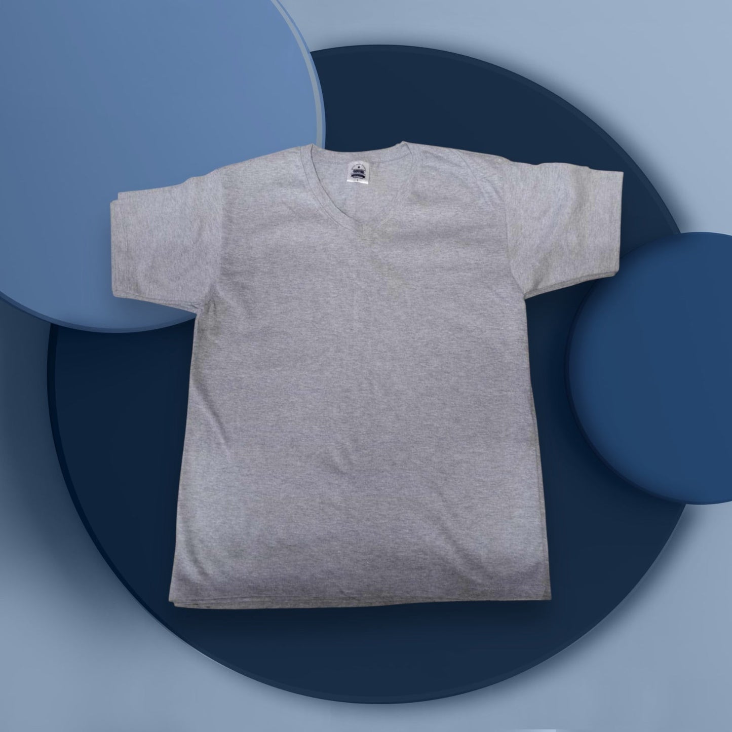 Polyester cotton blank tee for custom printing