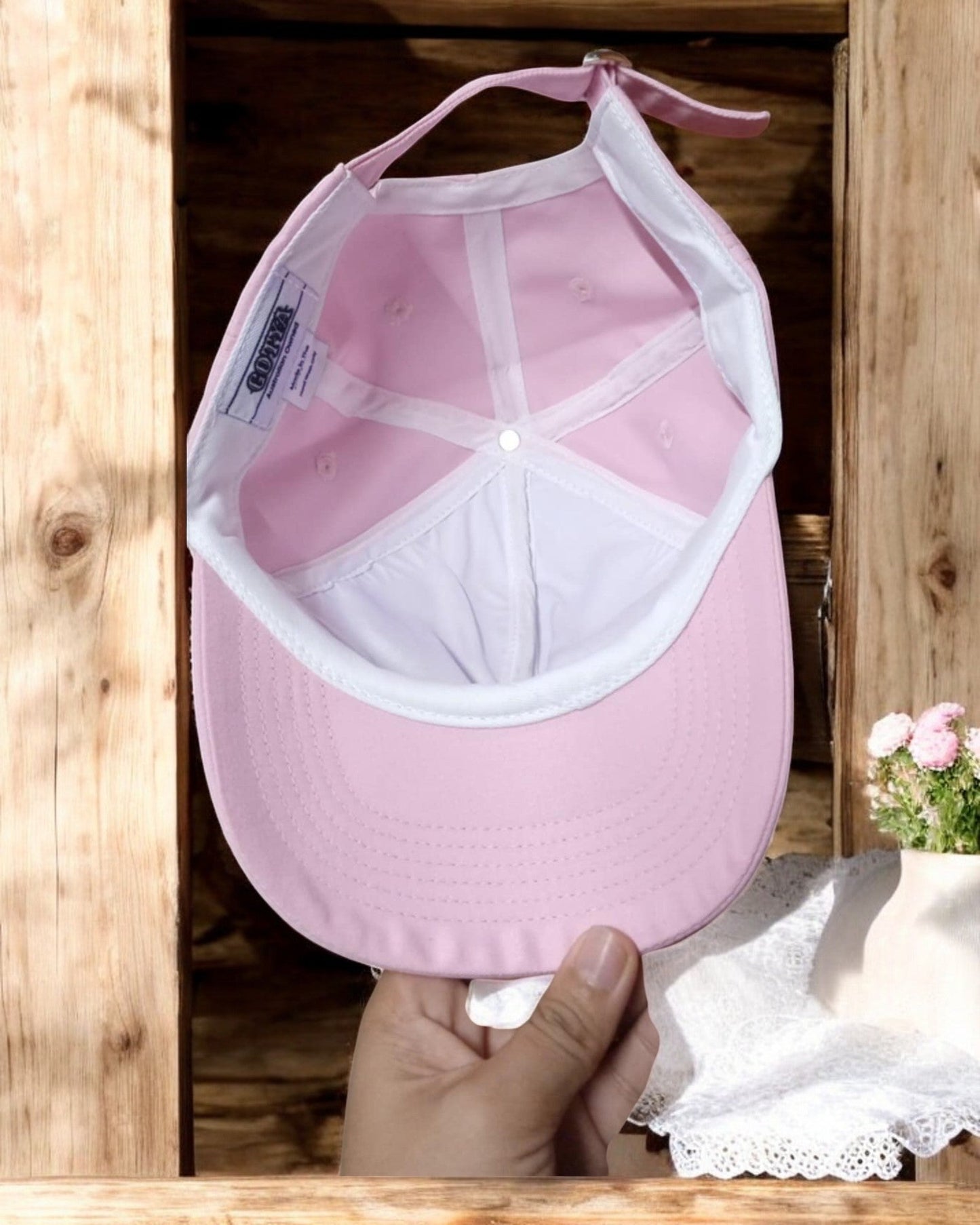 Light Pink Twill Baseball Cap