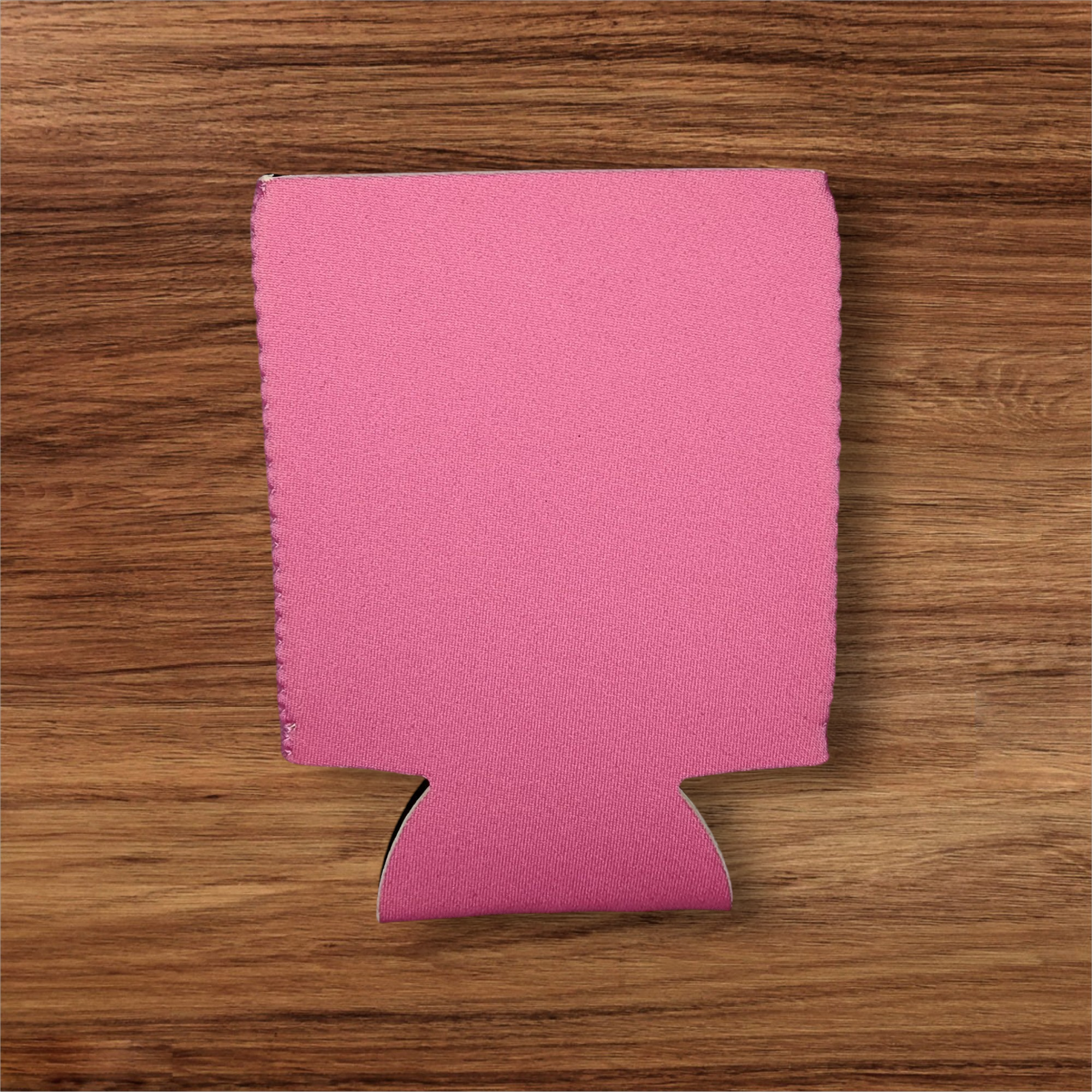 Pink stubby cooler for weddings or events