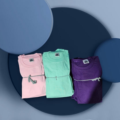 Blank polyester cotton T-shirt – ideal for printing or embroidery
