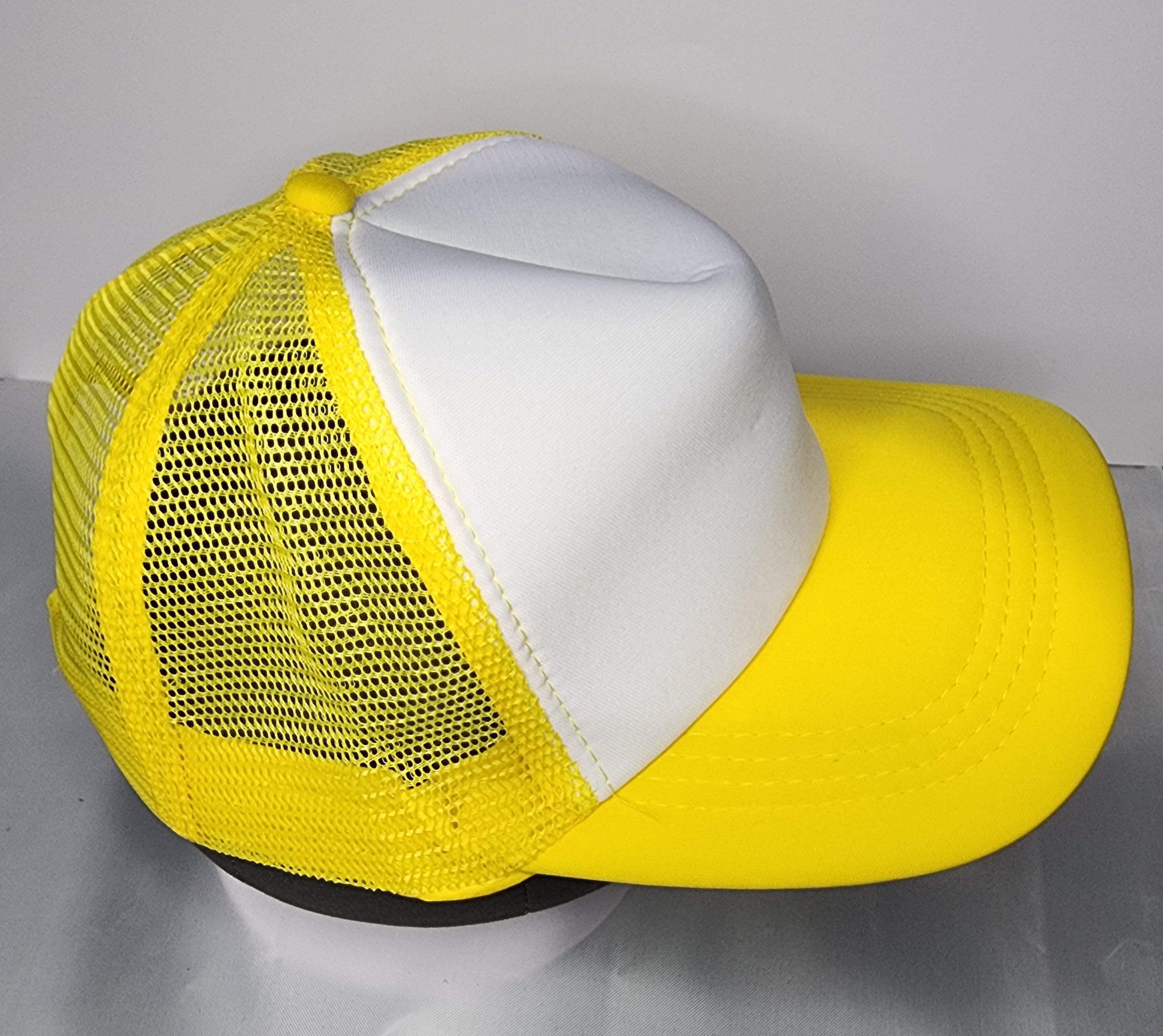 Lightweight foam trucker cap with adjustable strap