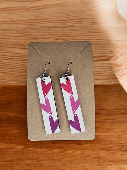 Printed Wooden Earrings