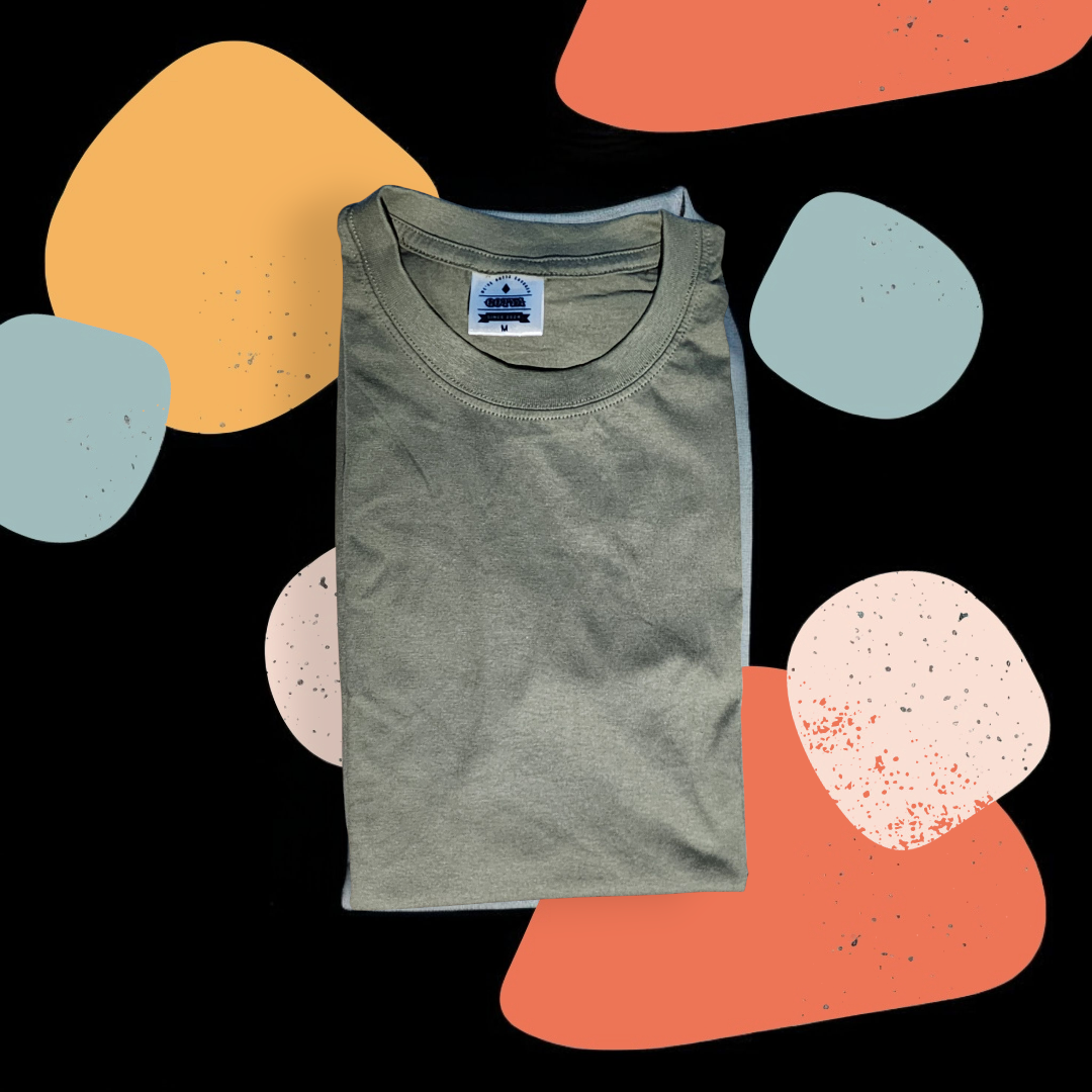 Embroidered logo on premium 100% cotton T-shirt