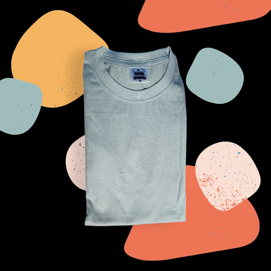 Close-up fabric texture of Premium 100% Cotton T-Shirts showing breathable cotton weave